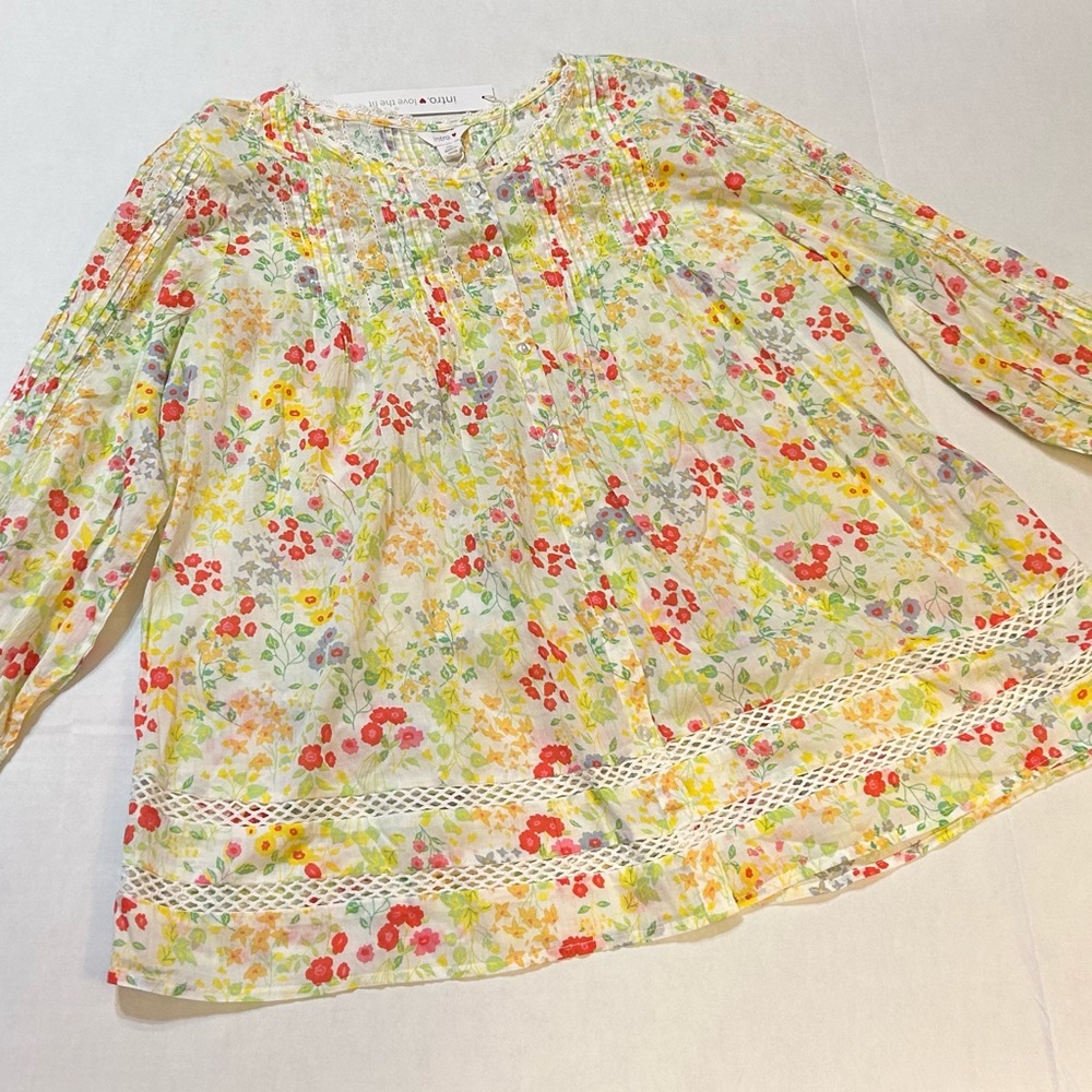NWT Intro XL Long-Sleeve Blouse